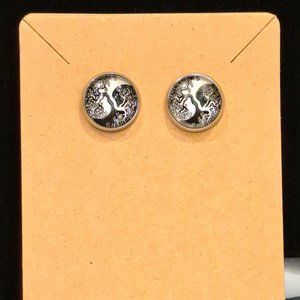 Yin Yang Tree Of Life Earrings